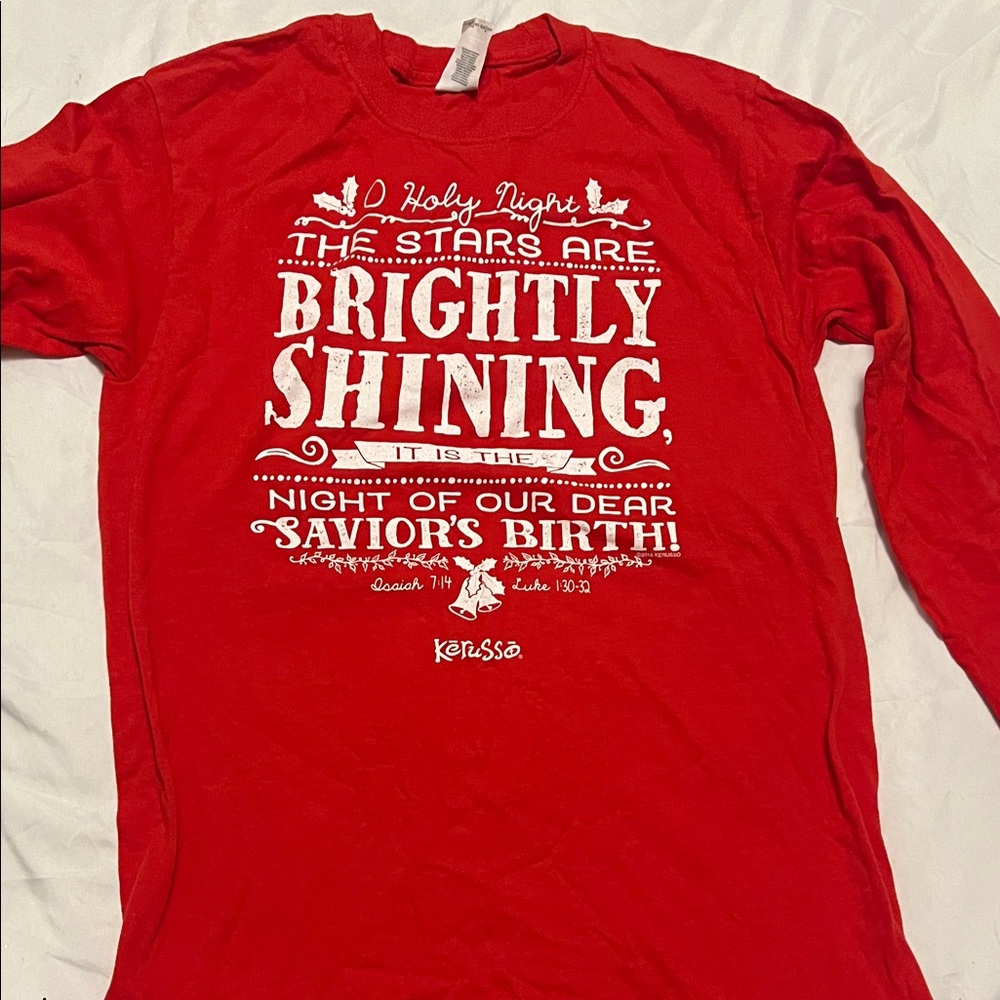 Kerusso Red Long Sleeve Tee
